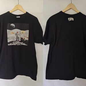 Billionaire Boys Club Tee‎ Shirt Graphic Lunar Space Moon Man Astronaut Black XL
